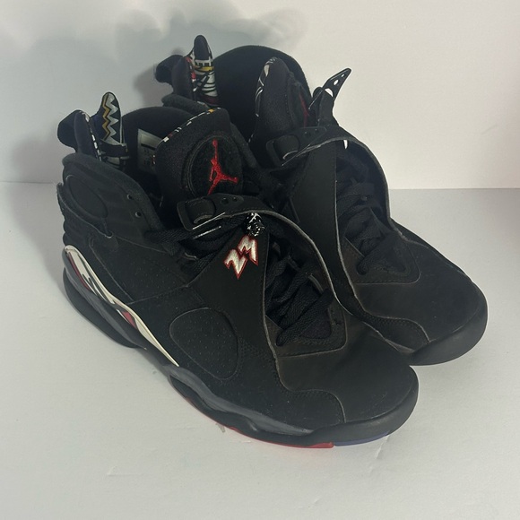 Nike Air Jordan 2013 Retro 8 VIII Playoffs Black Varsity Red 305381-061 Size 8.5 - Picture 2 of 7